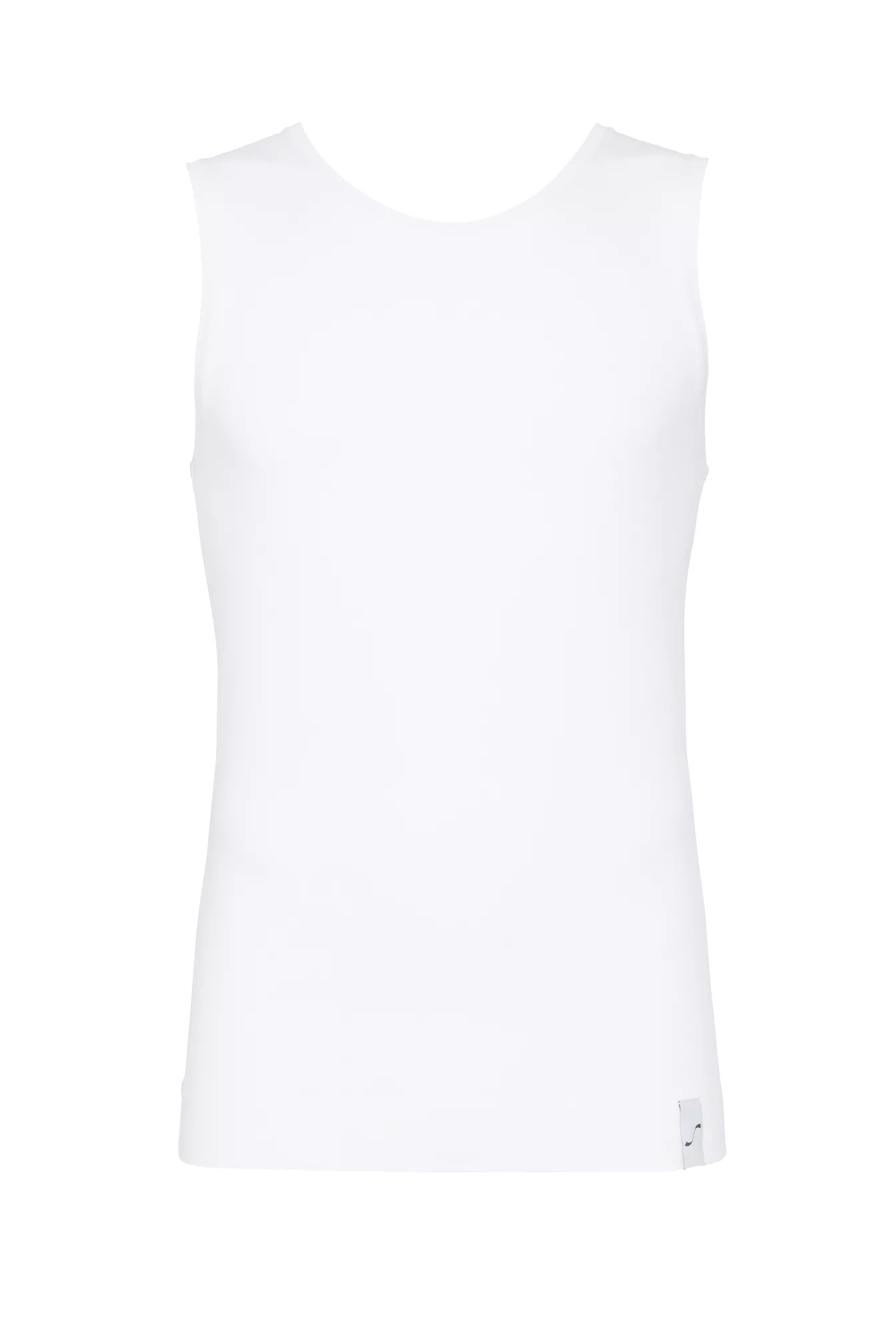 Sloggi S By Ever Fresh Signature Vest Tank Top Białe | 21073-NKET