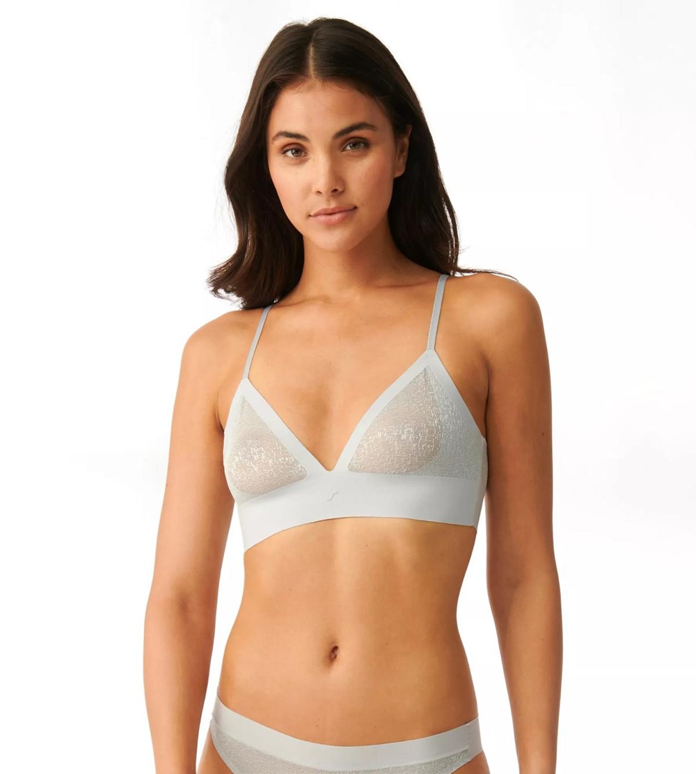 Sloggi S By Superb Soft Bra Szare | 62439-MRPV