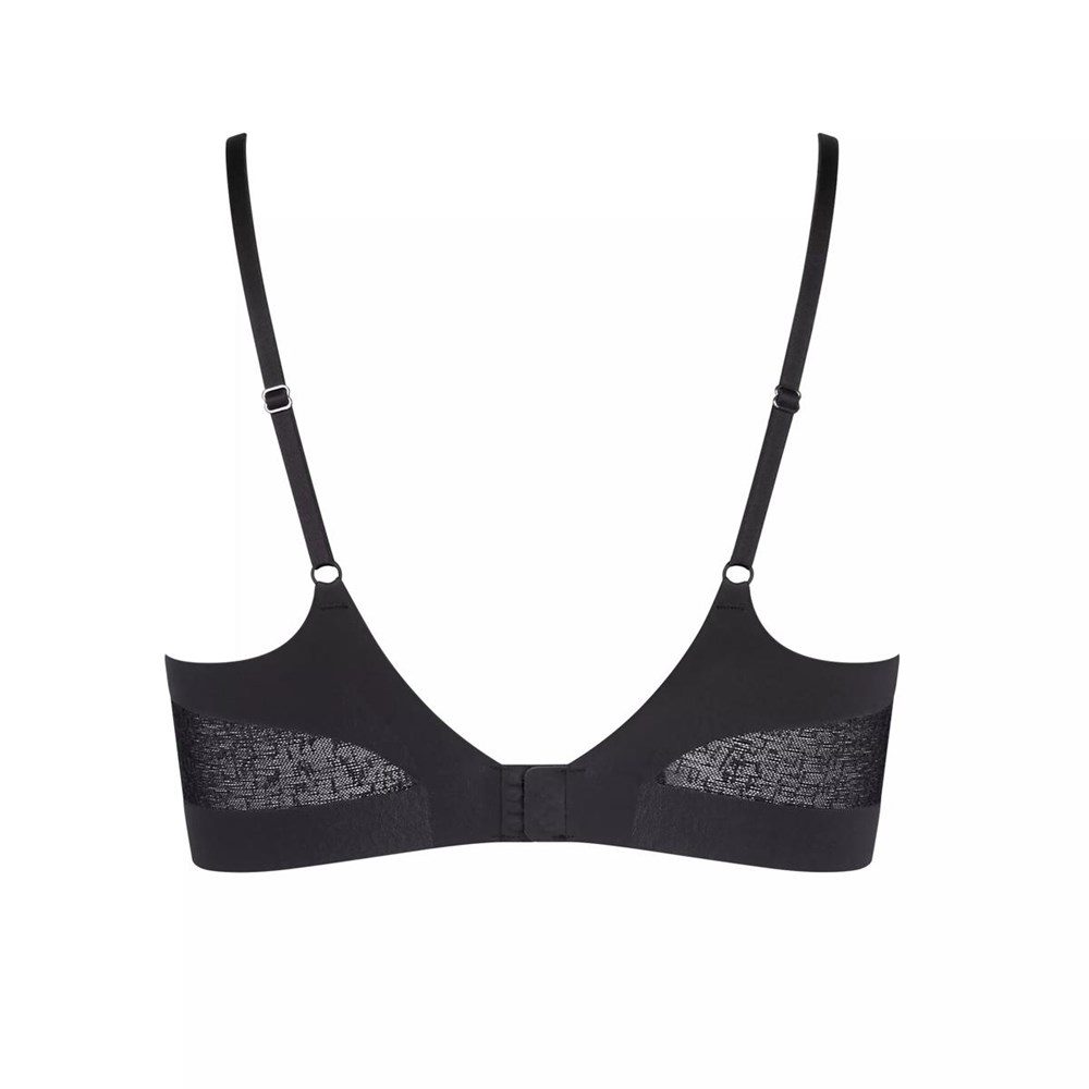 Sloggi S By Superb Watowany Bra Czarne | 14507-BCES