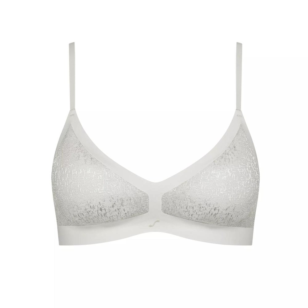 Sloggi S By Superb Watowany Bra Szare | 47603-AEBR