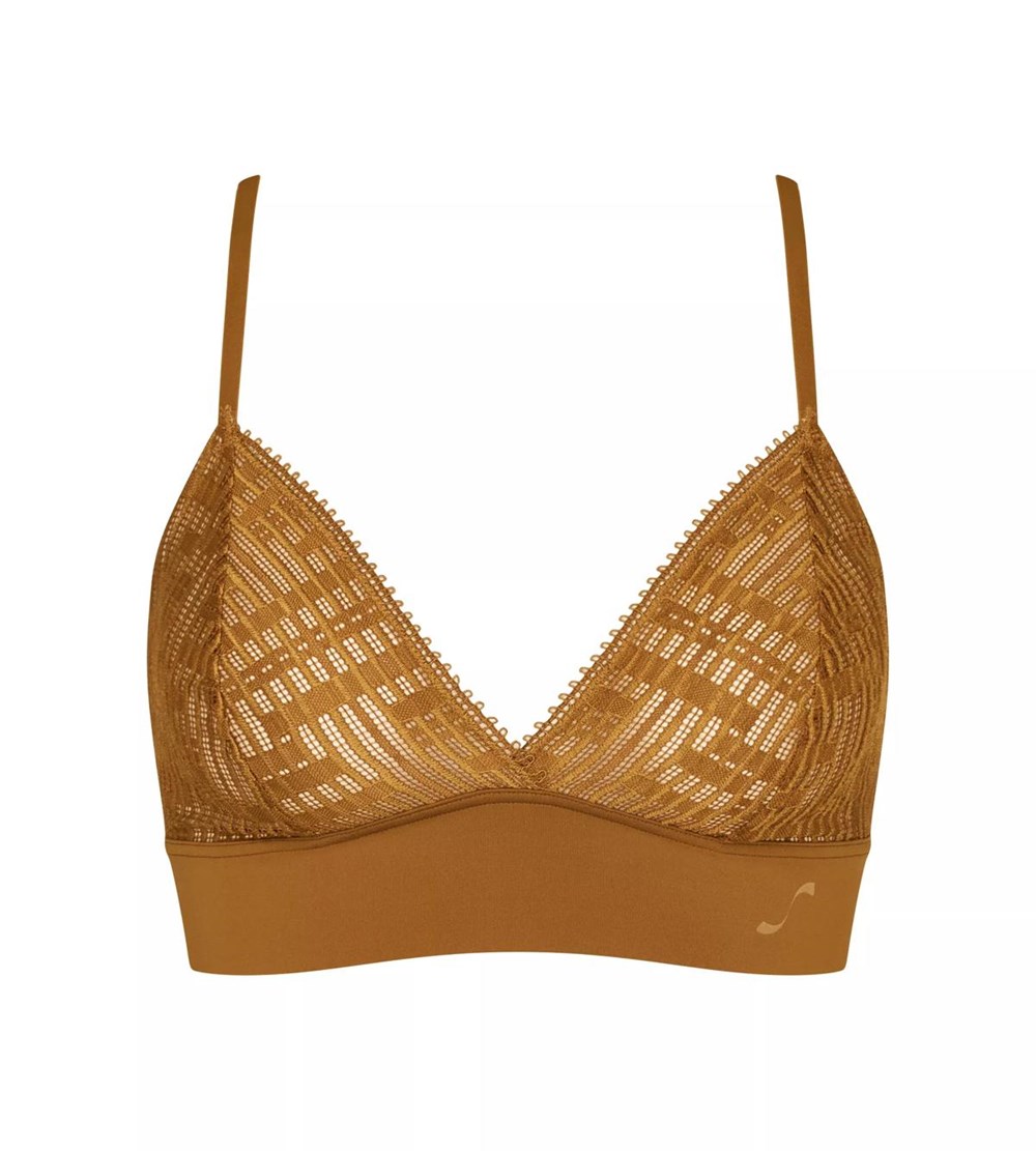 Sloggi S Seven Bralette Złote | 37465-SWZL