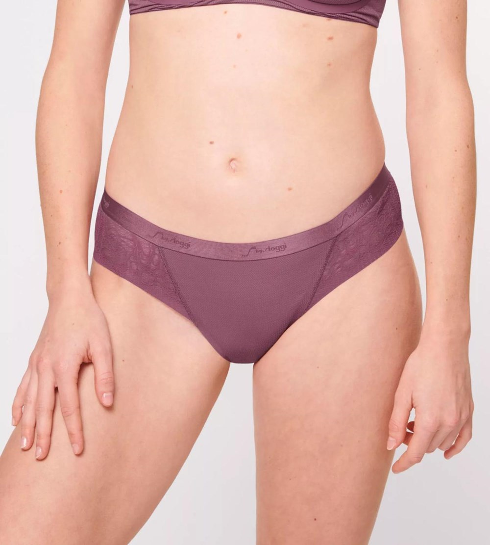 Sloggi S Shadow Brazilian Brief Lila Clover | 60751-VTIP