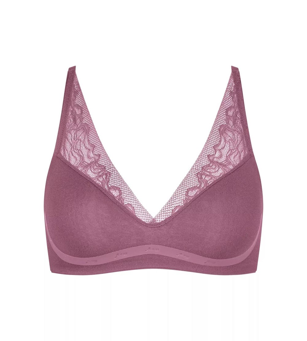 Sloggi S Shadow Watowany Bra Lila Clover | 32059-QBPC