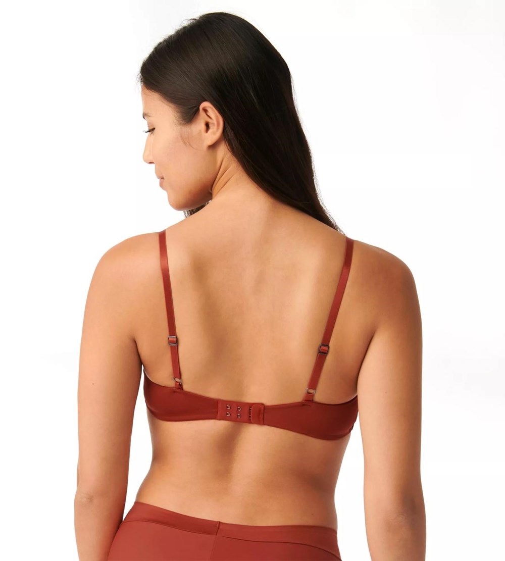 Sloggi S Smooth Non-wired Bra Pomarańczowe | 32157-AFGM