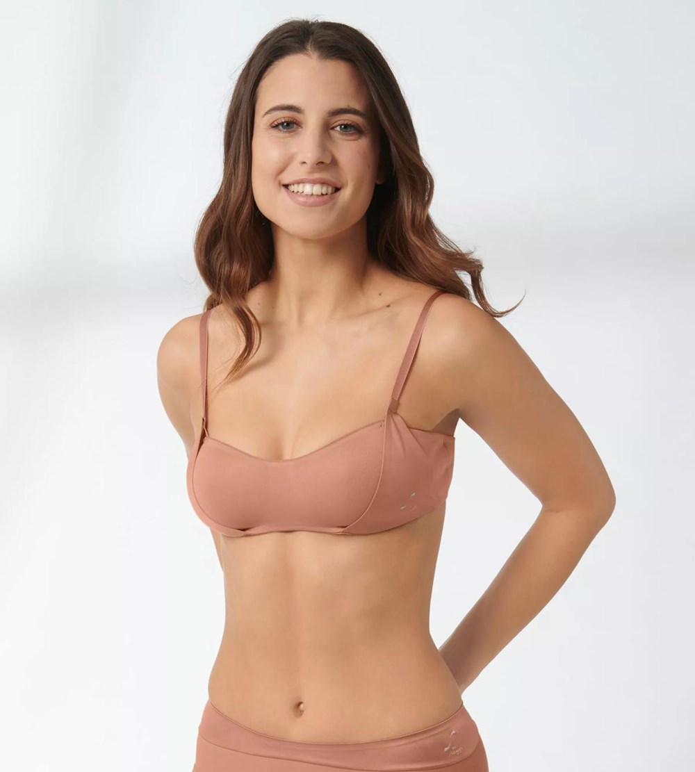 Sloggi S Smooth Non-wired Bra Sunkiss | 21965-YJAU