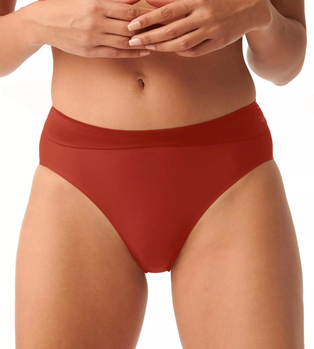 Sloggi S Smooth Tai Brief Pomarańczowe | 05714-ZJLI