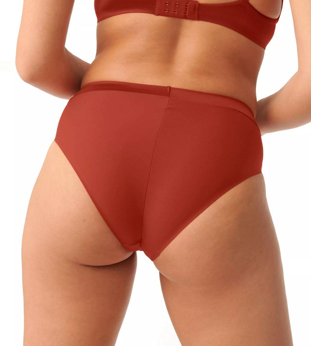 Sloggi S Smooth Tai Brief Pomarańczowe | 05714-ZJLI