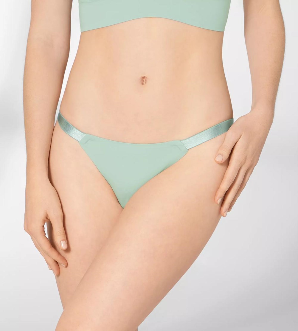 Sloggi S Substance Brazilian Brief Turkusowe | 31847-ZFTB