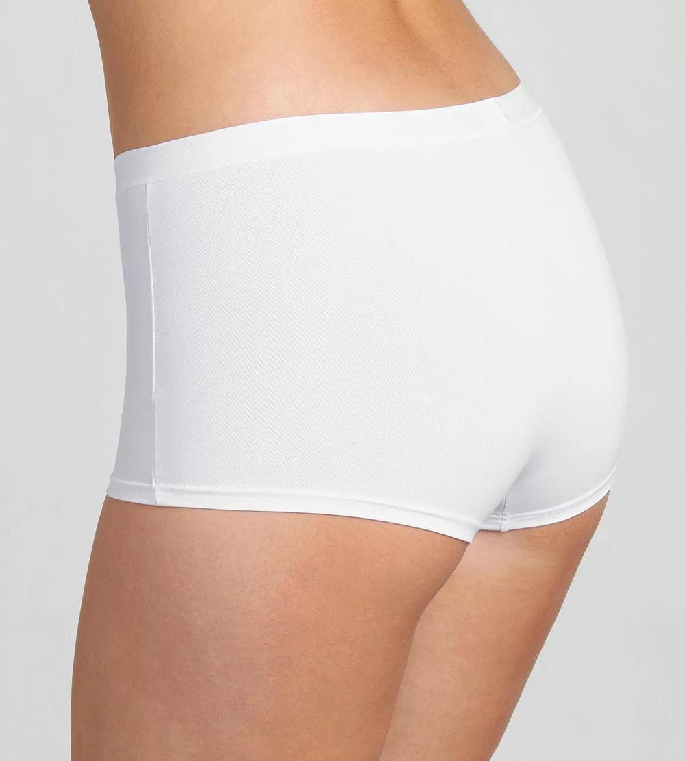 Sloggi Sensual Fresh Shorty Białe | 47650-SPFH