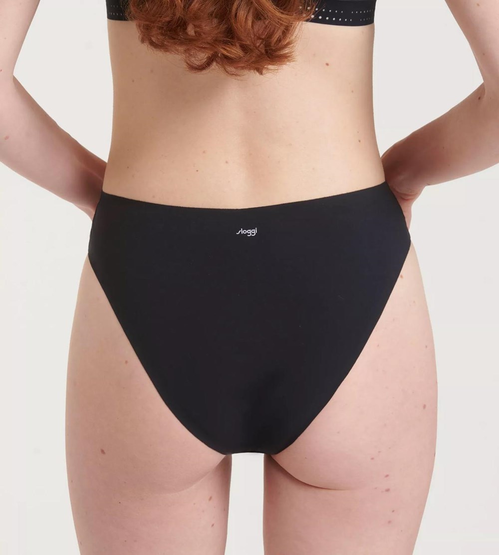 Sloggi Shore Arienzo Bikini Tai Czarne | 14089-GQVM