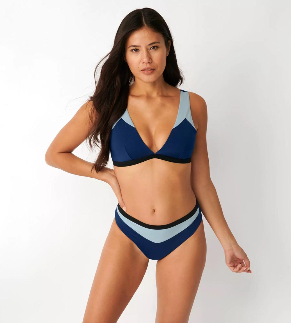 Sloggi Shore Blue Acara Bikini Tai Niebieskie | 02938-FKUQ