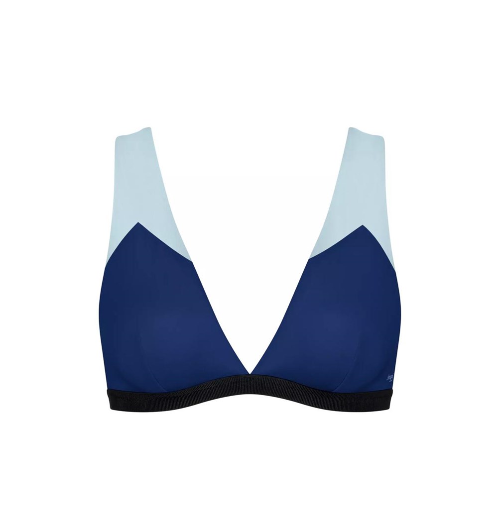 Sloggi Shore Blue Acara Bikini Top Niebieskie | 78690-KSDA