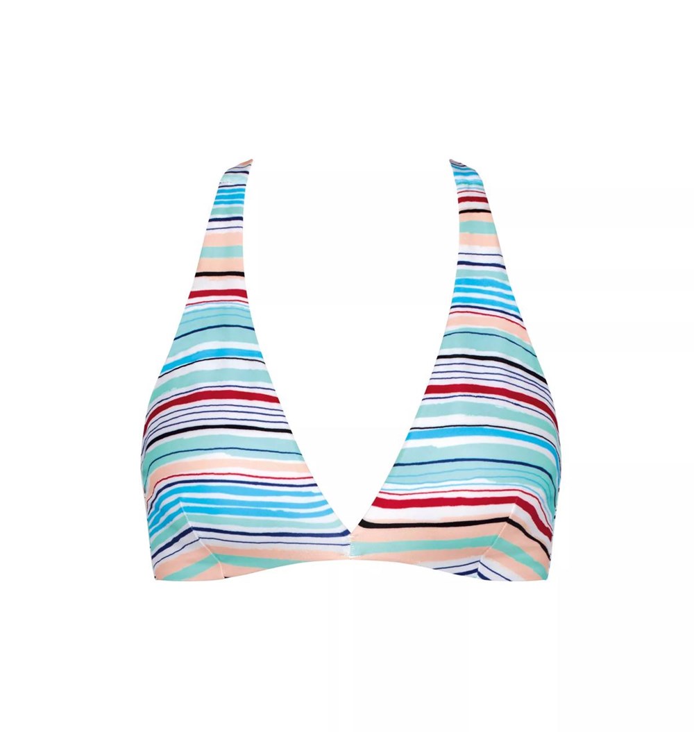 Sloggi Shore Candy Basslet Bikini Top Watowany Niebieskie Głęboka | 32650-IUYV