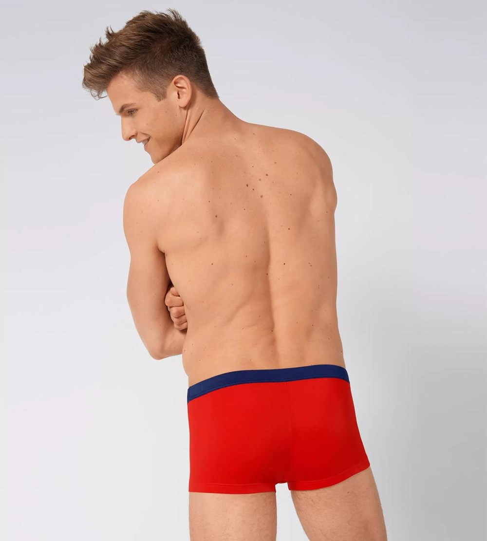 Sloggi Shore Chukk Swimshorts Czerwone | 52147-YDWO