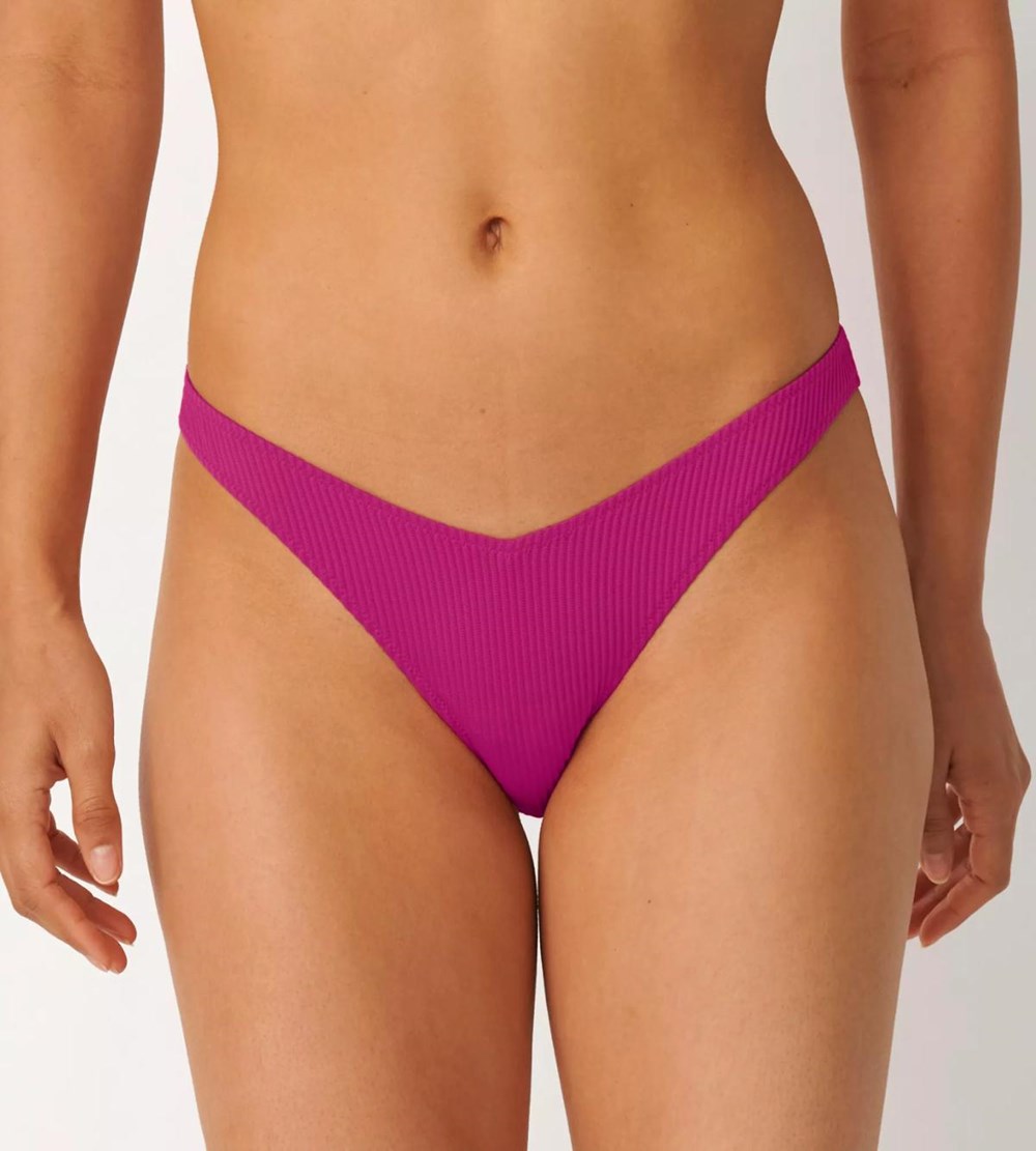 Sloggi Shore Dottyback Bikini Brazilian Brief Fuksja Kwiaty | 04253-PBUD