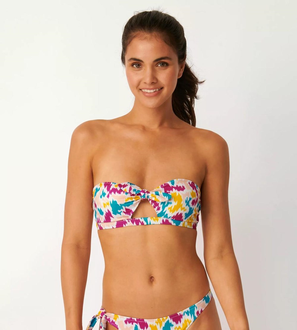 Sloggi Shore Fancy Guppy Bikini Bandeau Multicolour | 32157-YJLZ