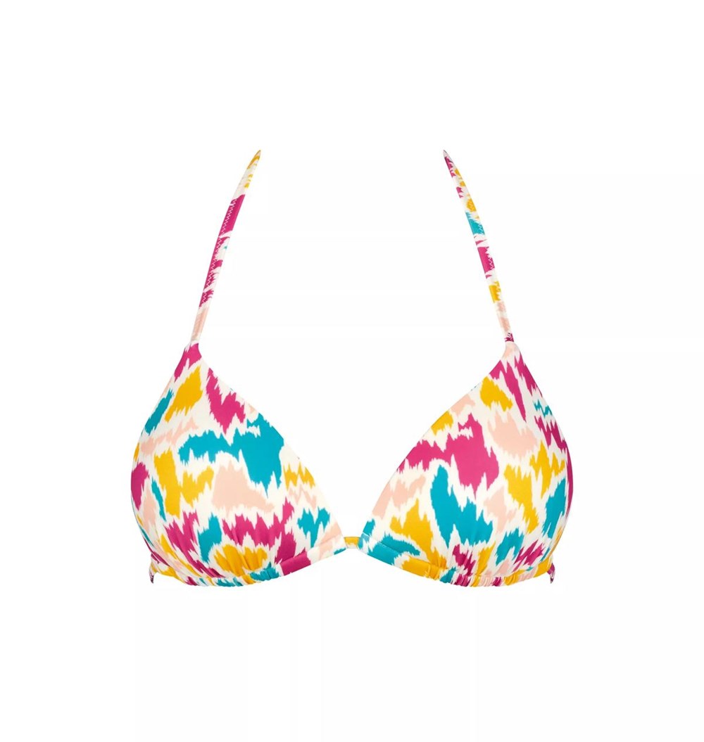 Sloggi Shore Fancy Guppy Bikini Top Watowany Multicolour | 81452-OYRZ