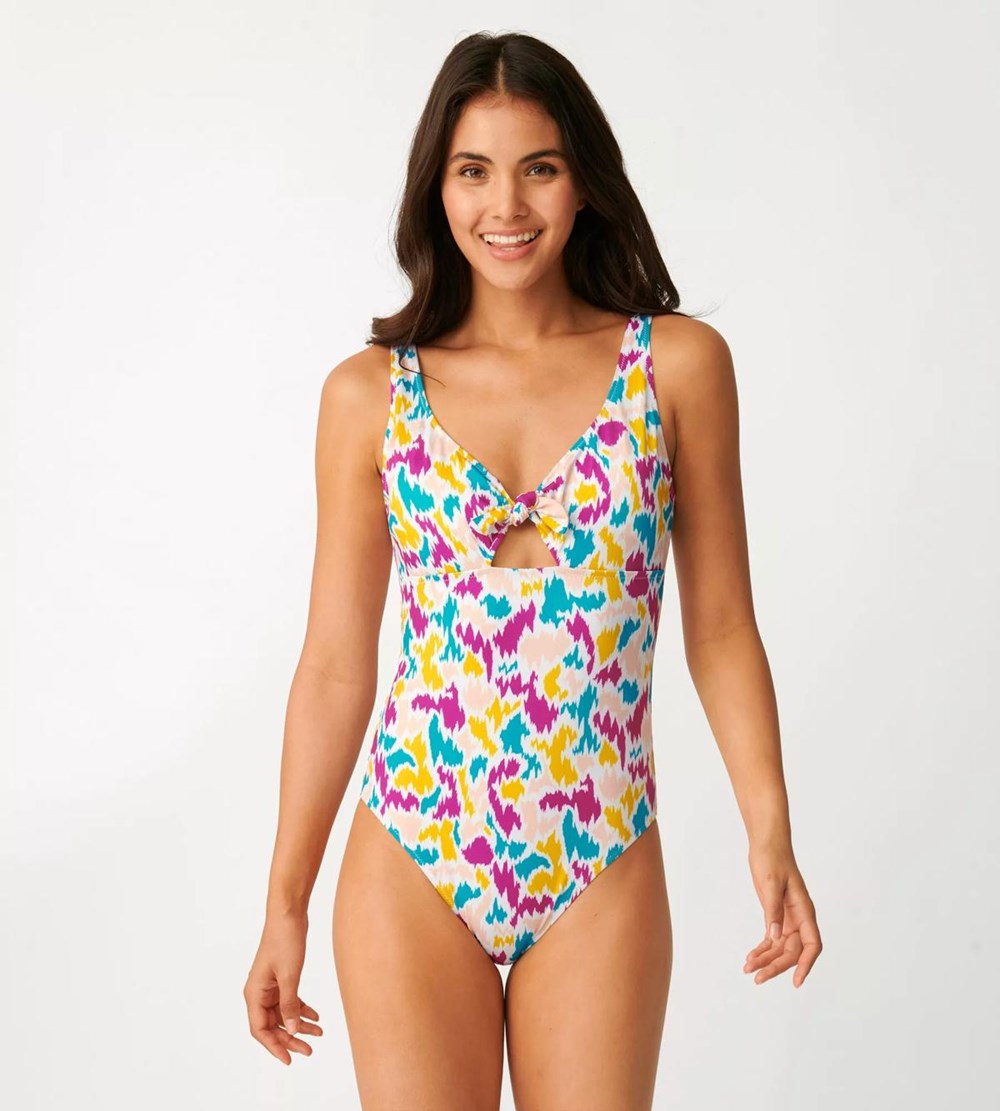 Sloggi Shore Fancy Guppy Swimsuit With Watowany Cups Multicolour | 05197-EVBP