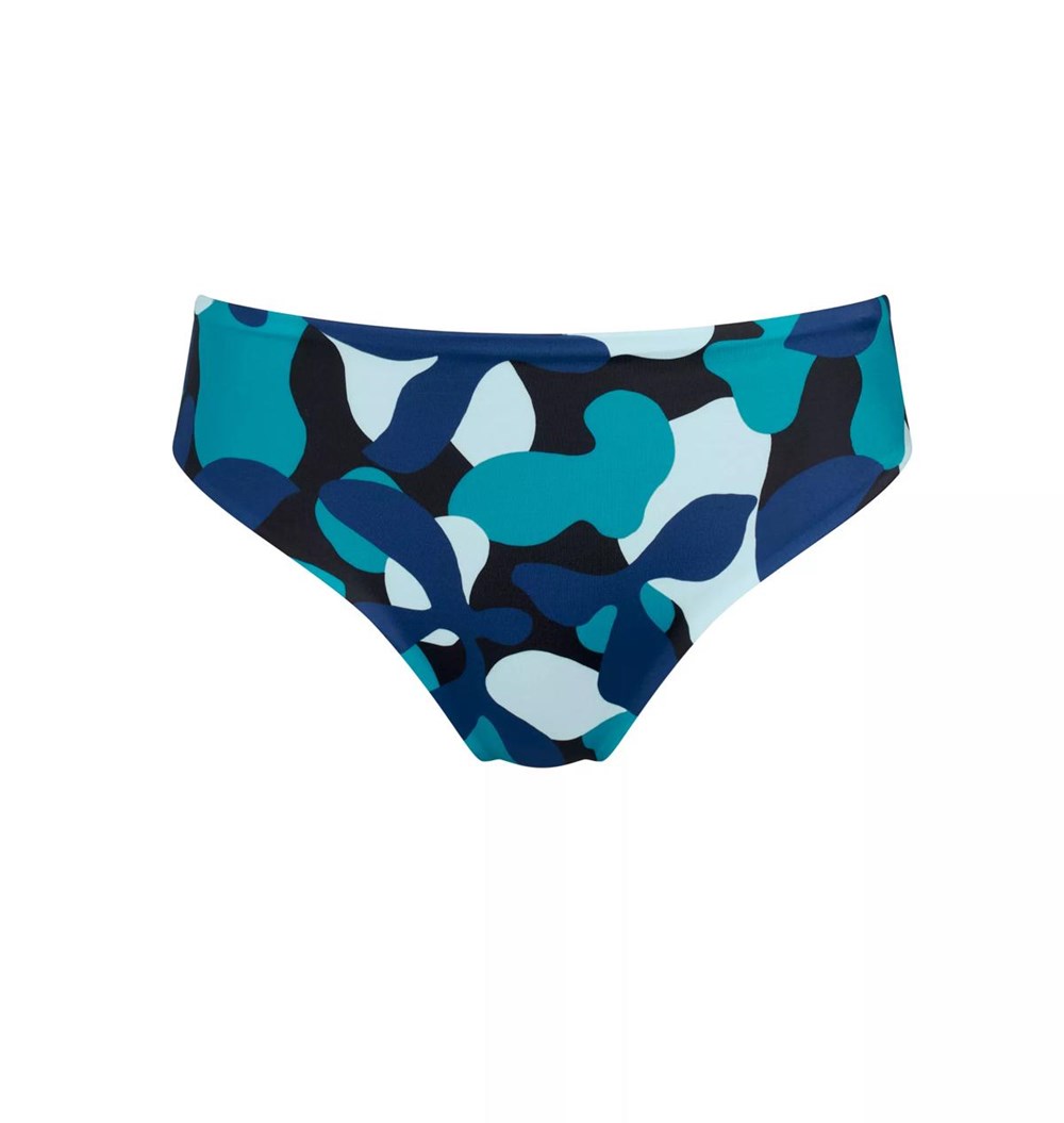 Sloggi Shore Flower Horn Bikini Tai Niebieskie Ciemny | 09136-LDBI