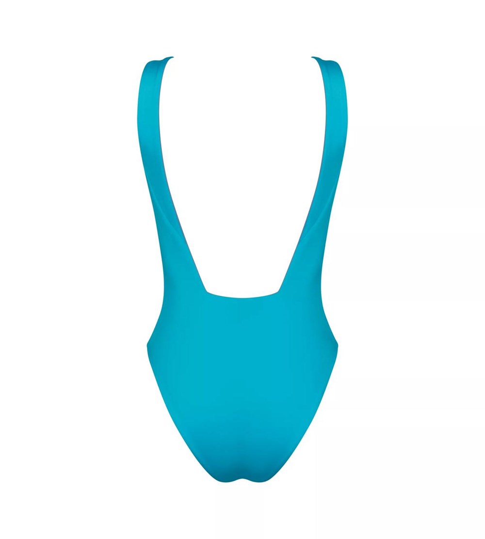 Sloggi Shore Fornillo Swimsuit Turquoise-Dark Combination | 41386-KPEO