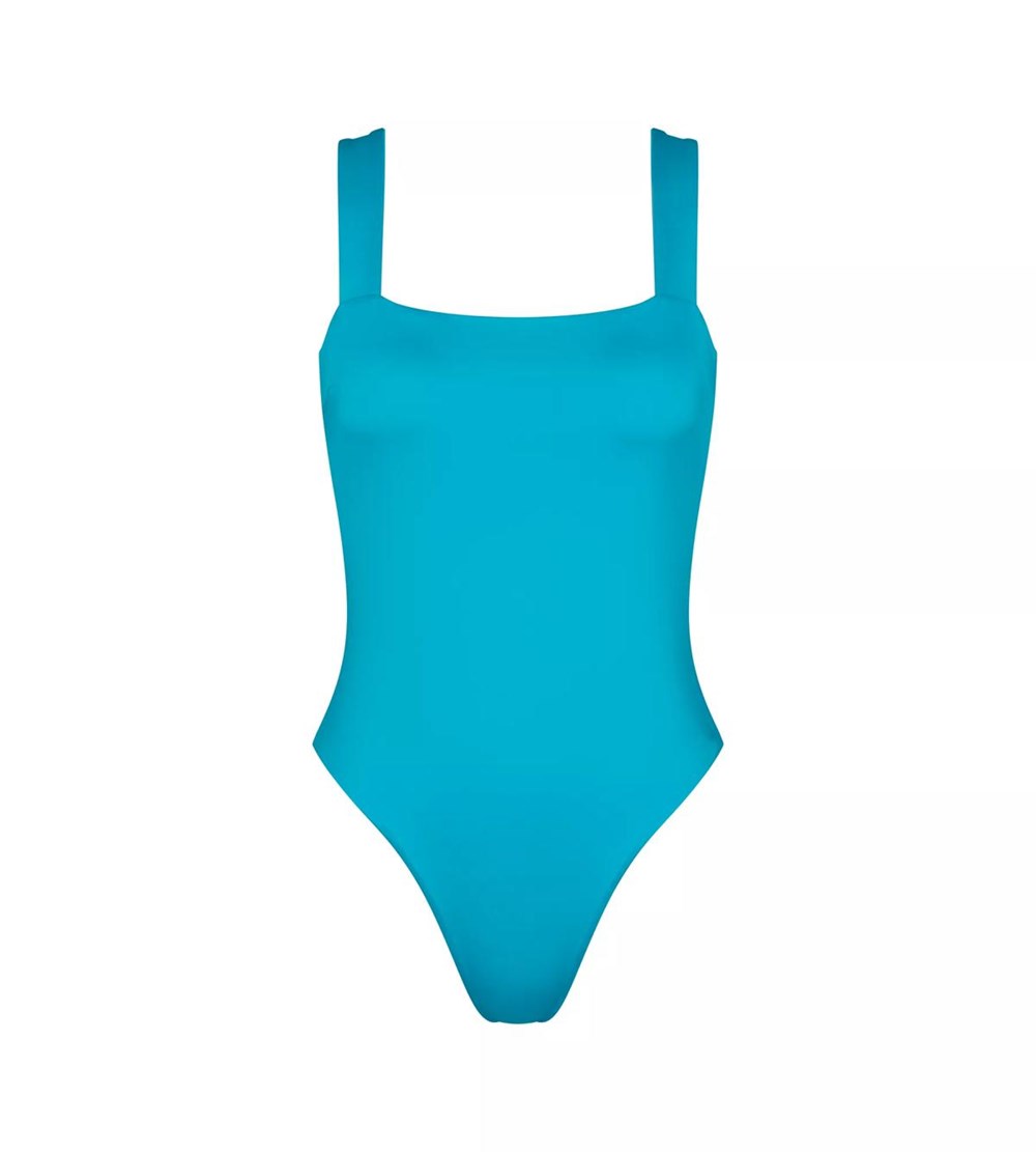 Sloggi Shore Fornillo Swimsuit Turquoise-Dark Combination | 41386-KPEO