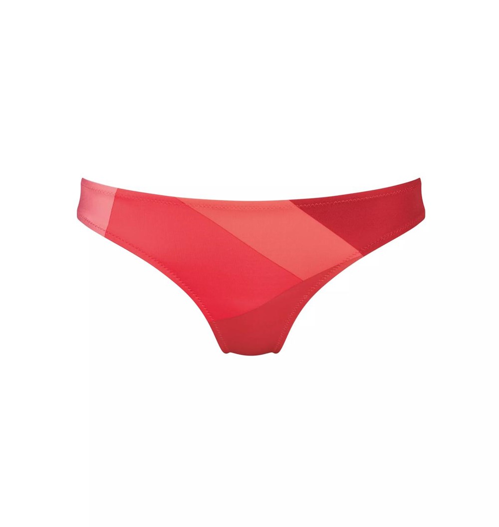 Sloggi Shore Kiritimati Bikini Mini Czerwone Głęboka | 91304-HWLM