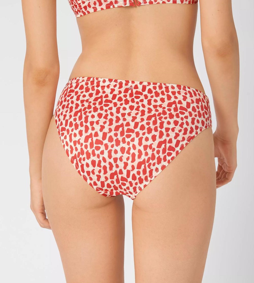 Sloggi Shore Koh Tachai Bikini High Leg Różowe Głęboka | 52764-IGTK