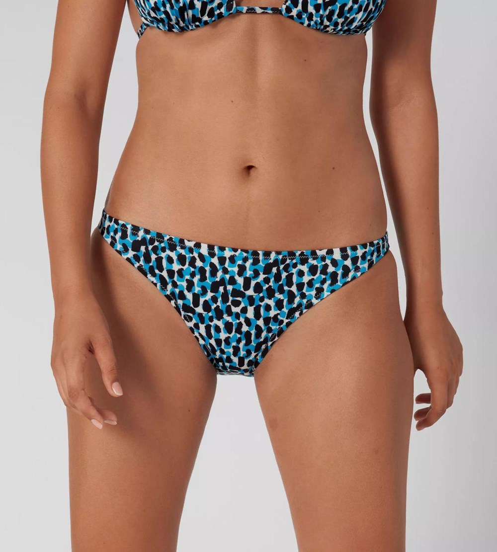 Sloggi Shore Koh Tachai Bikini Tanga Niebieskie Ciemny | 76451-XSQJ