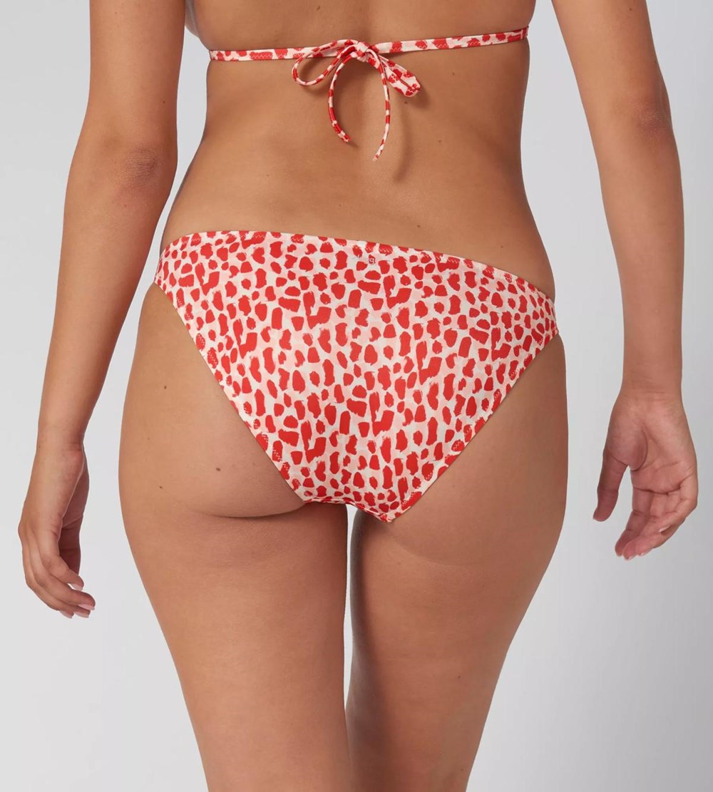 Sloggi Shore Koh Tachai Bikini Tanga Różowe Głęboka | 25168-QIRT