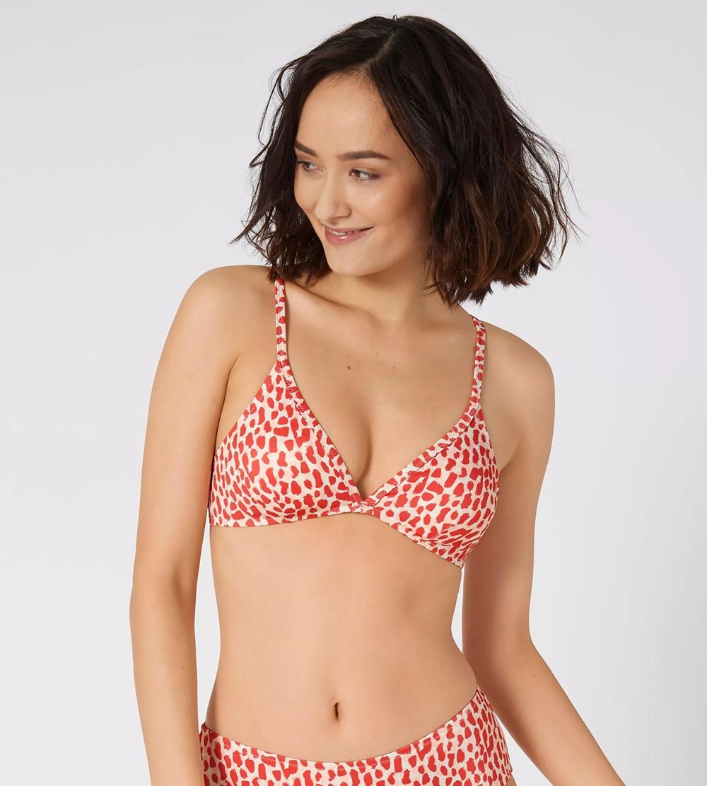 Sloggi Shore Koh Tachai Bikini Top Różowe Głęboka | 87156-BOXM