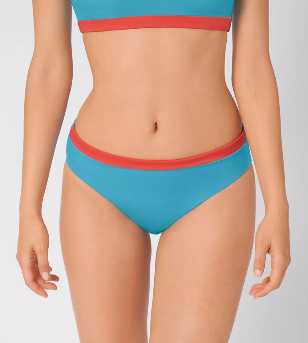 Sloggi Shore Kosrae Bikini High Leg Pomarańczowe Głęboka | 84532-LZNT