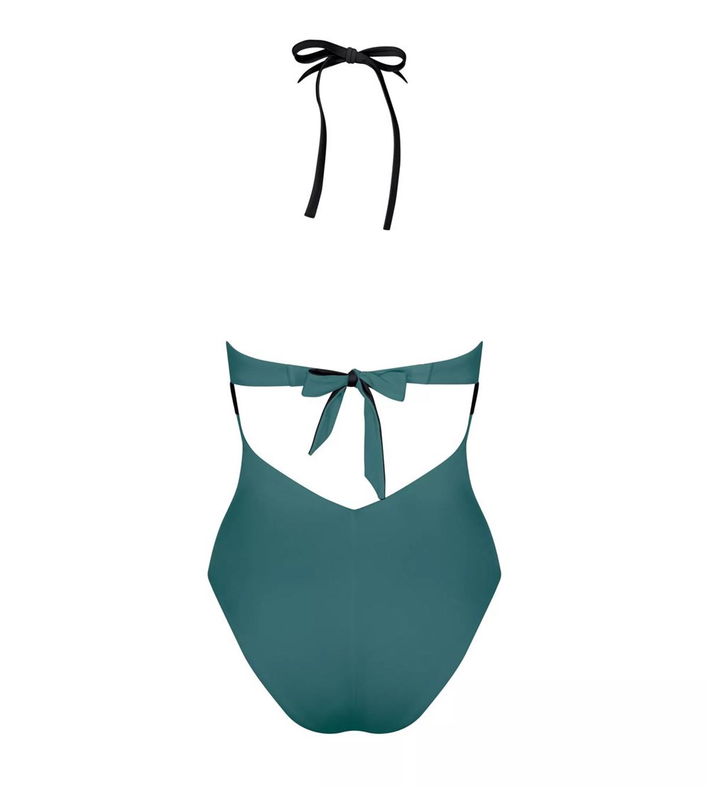 Sloggi Shore Kosrae Swimsuit Zielone | 04793-UGBV