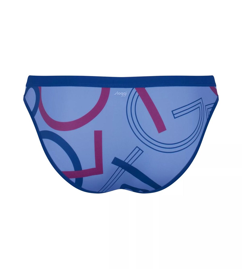 Sloggi Shore Marina Grande Bikini Midi Brief Głęboka | 17528-WMDG