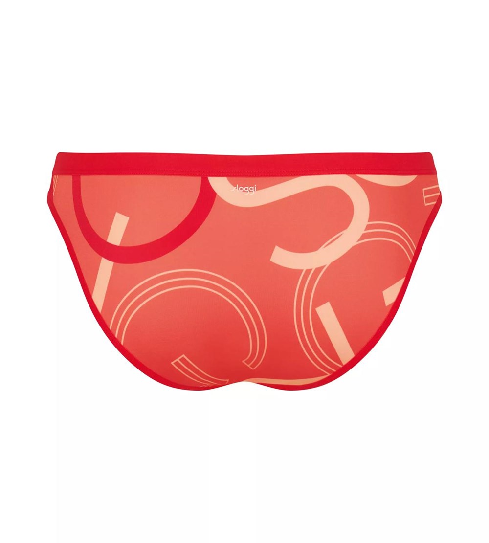 Sloggi Shore Marina Grande Bikini Midi Brief Campari-Light combination | 34069-KVQT