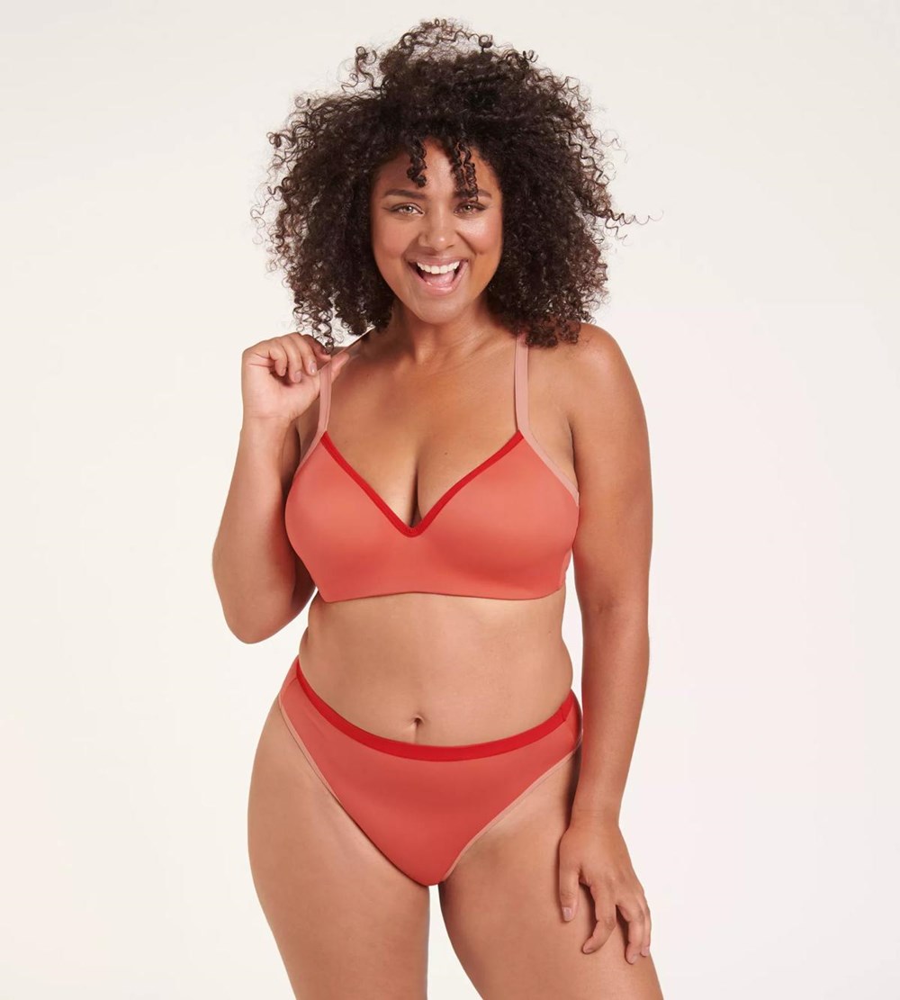 Sloggi Shore Marina Grande Bikini Tai Koralowe | 37824-TBZD