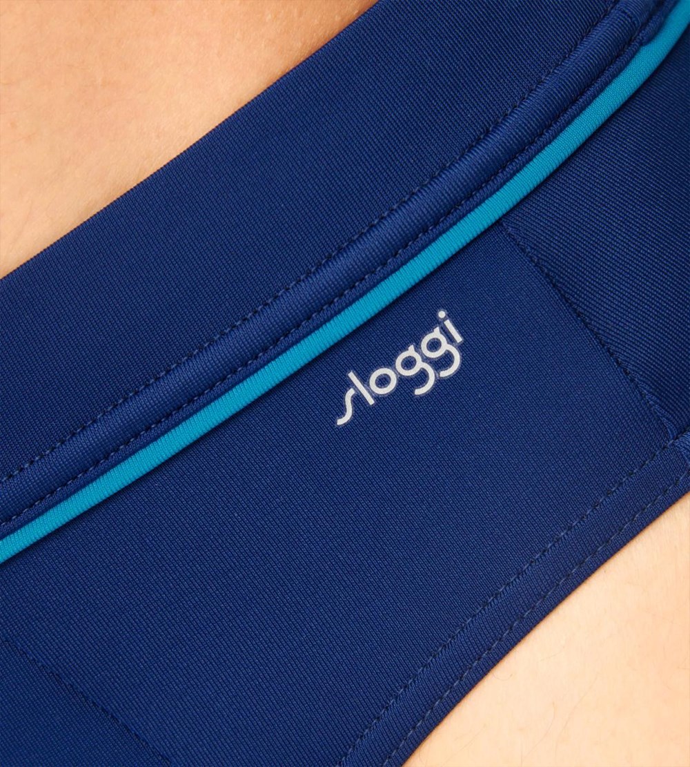 Sloggi Shore Sea Goldie Swimshorts Niebieskie | 21086-OYMU