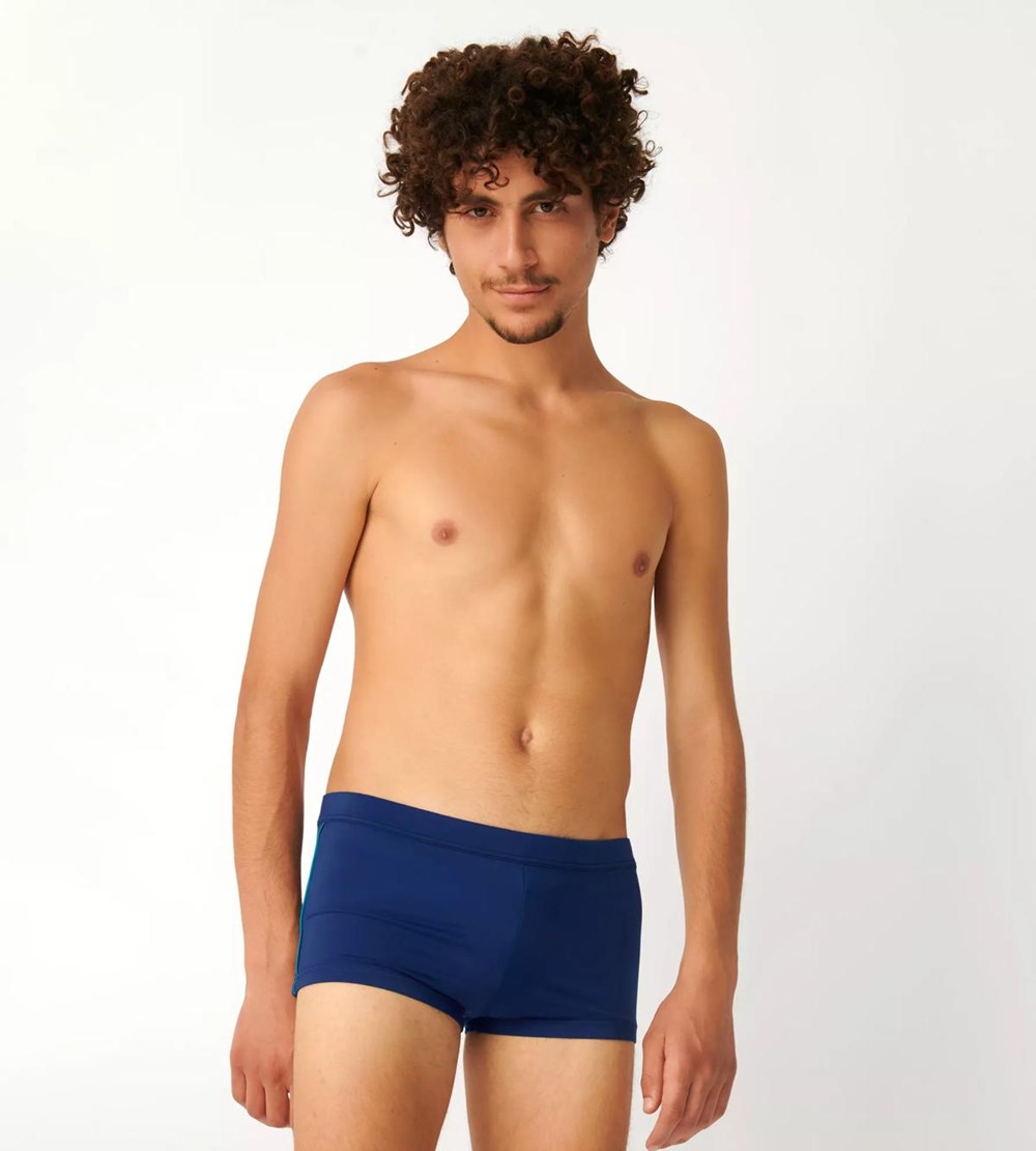 Sloggi Shore Sea Goldie Swimshorts Niebieskie | 27369-UOLK