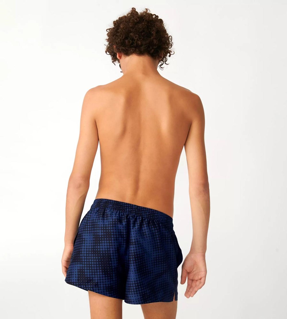 Sloggi Shore Spiny Puffer Swimshorts Czarne | 23490-FDZK