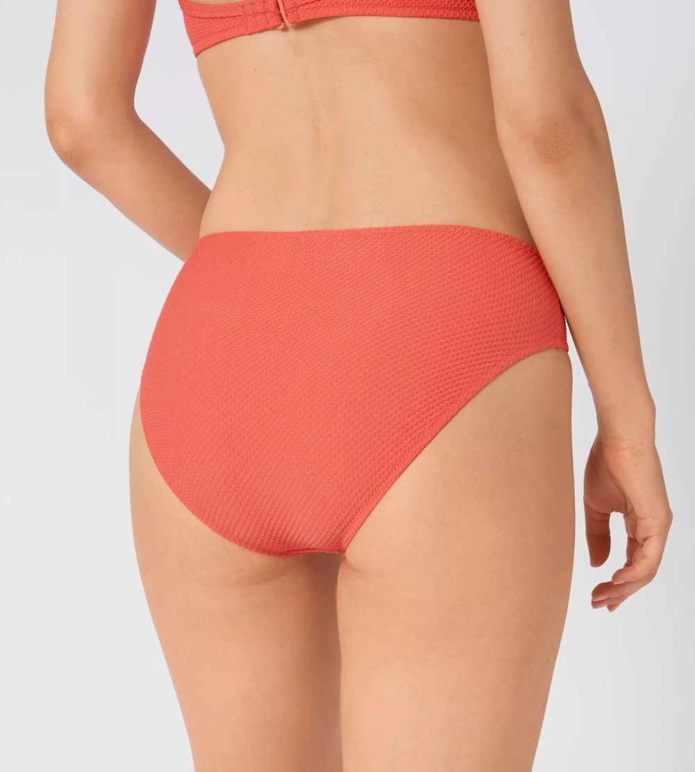 Sloggi Shore Vanuatu Islands Bikini High Leg Koralowe | 67348-XCSF