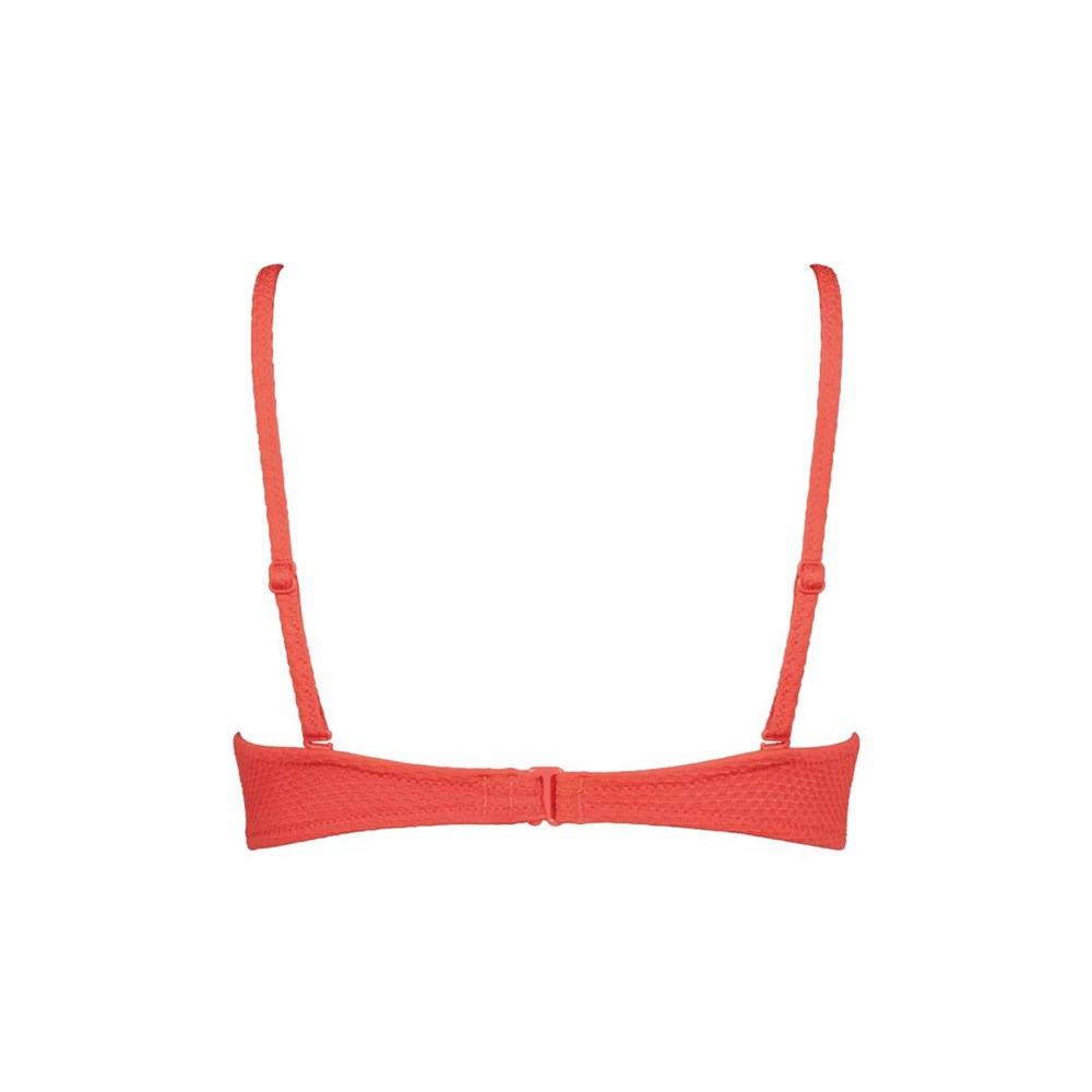 Sloggi Shore Vanuatu Islands Bikini Top Watowany Koralowe | 35469-AKGR