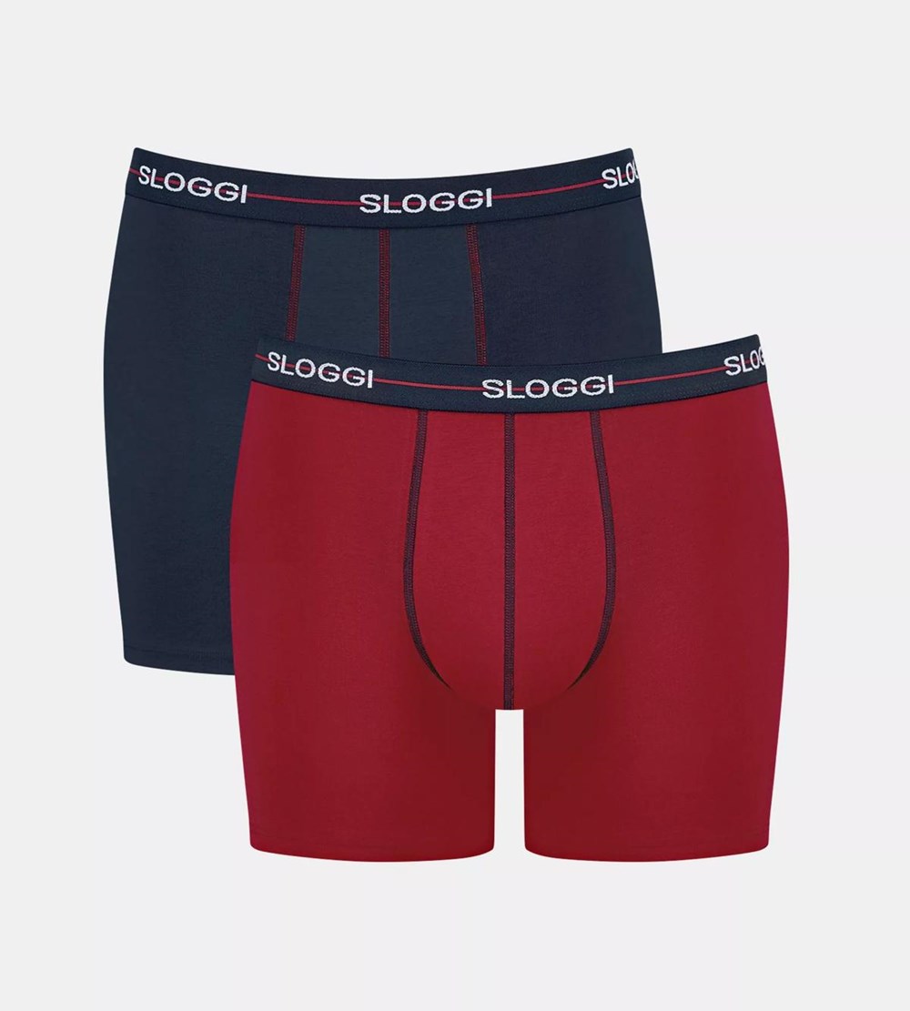 Sloggi Start Shorts Niebieskie Ciemny | 93215-EOSN