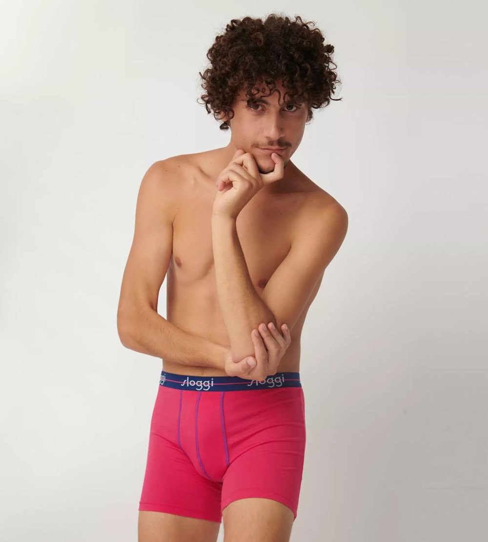 Sloggi Start Shorts Pink-Dark Combination | 20765-BNMZ