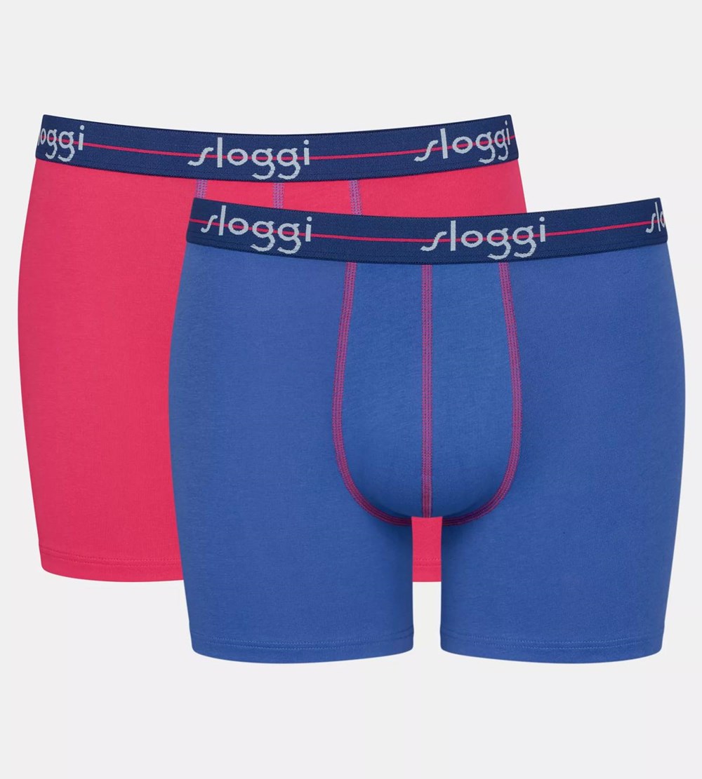 Sloggi Start Shorts Pink-Dark Combination | 71348-JRTW