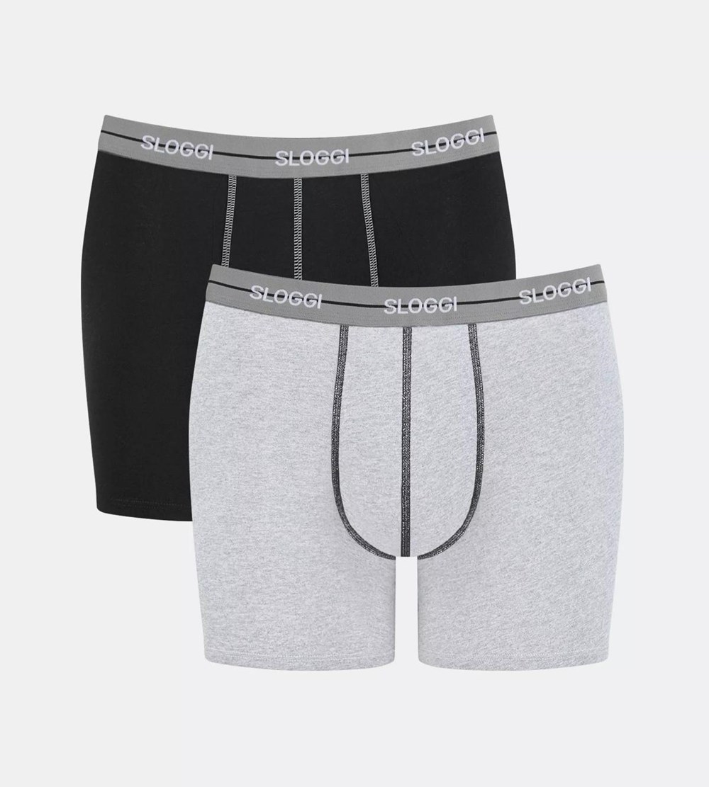 Sloggi Start Shorts Szare | 04561-KRNB