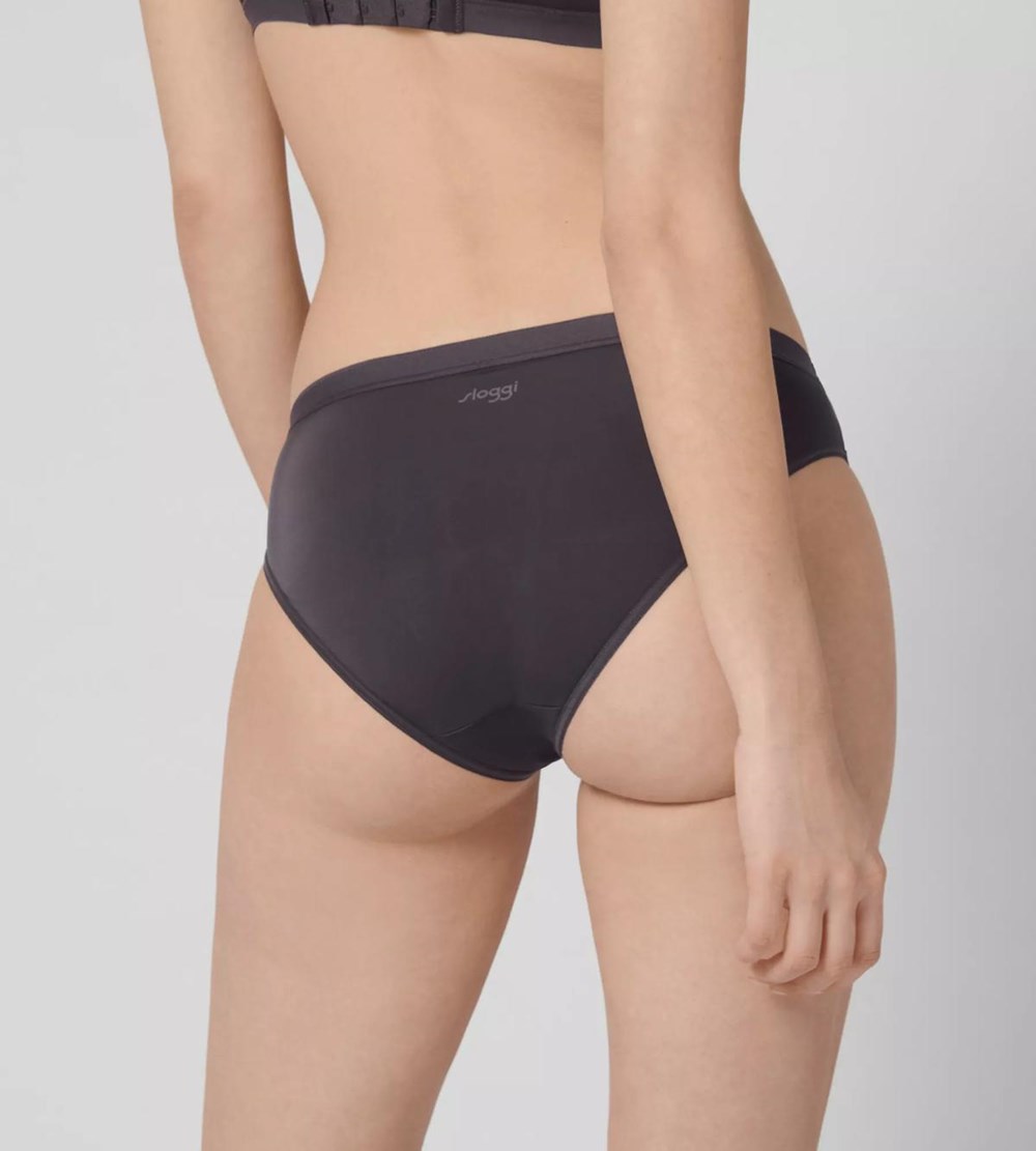 Sloggi Wow Komfort Tai Brief Szare | 61097-VGTS