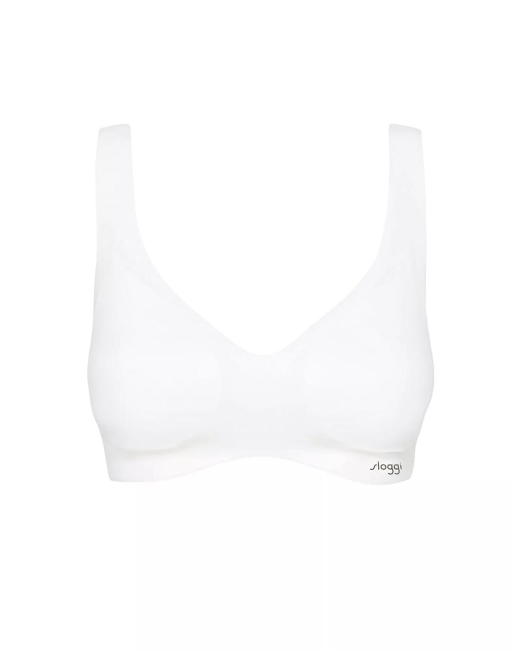 Sloggi Zero Feel Bralette Białe | 97650-GKUL