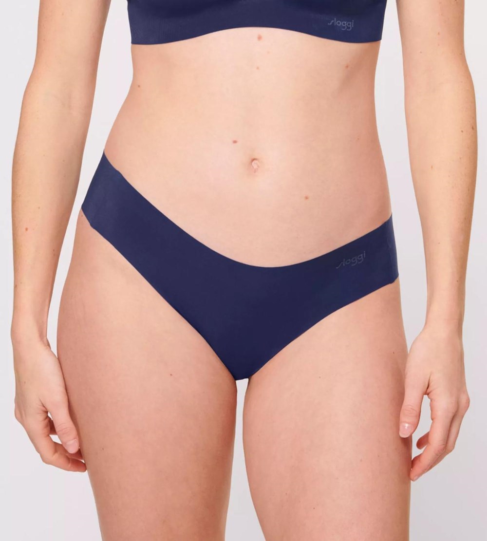 Sloggi Zero Feel Brazilian Brief Granatowe | 59762-YOTA