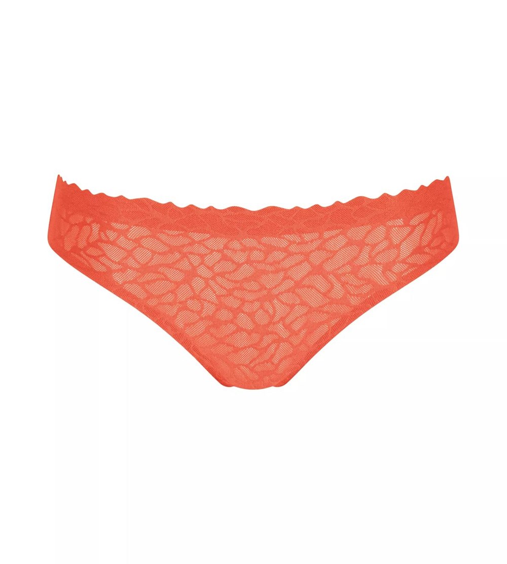 Sloggi Zero Feel Koronkowe Brazil Panty Watermelon | 91864-RTAJ