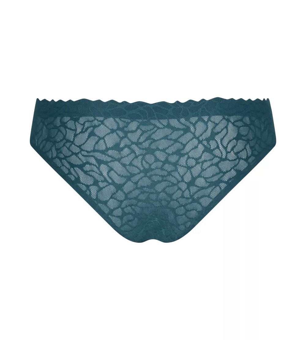 Sloggi Zero Feel Koronkowe Brazil Panty Secret Lagoon | 93801-MJZS