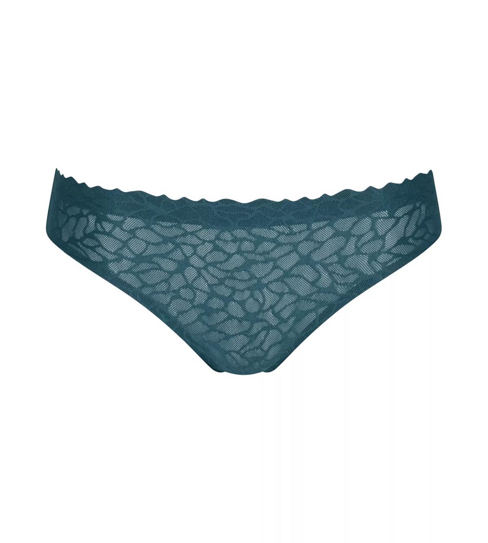 Sloggi Zero Feel Koronkowe Brazil Panty Secret Lagoon | 93801-MJZS